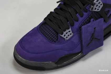 Jordan AJ4-766296 Scott x Travis 4 Purple Air Retro 0808
